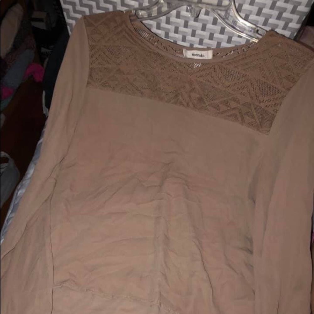 brown long sleeve